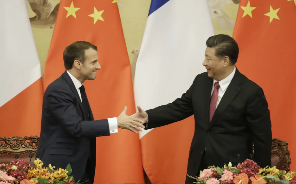 French President Emmanuel Macron Visits China